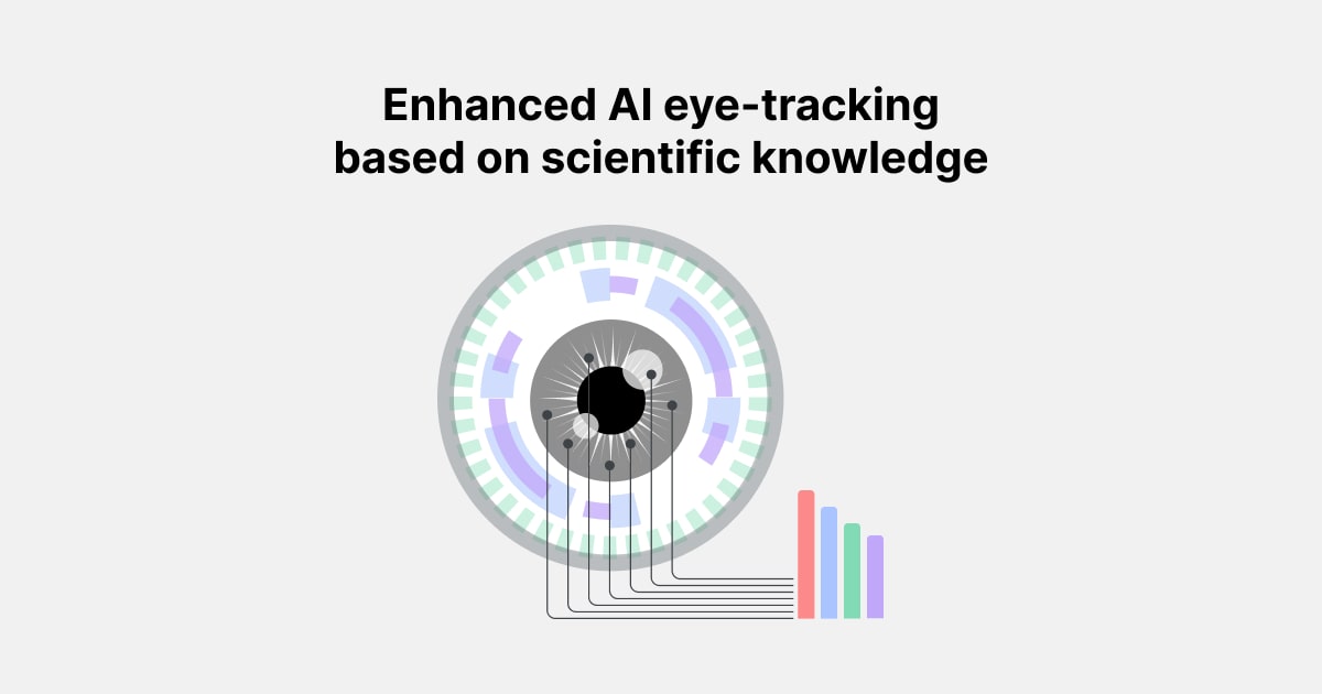 Enhanced AI eye-tracking  based on scientific knowledge